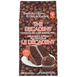 le Choix du Président Mélange à gâteau au chocolat Le Décadent 500 g, 1,20 $/100g