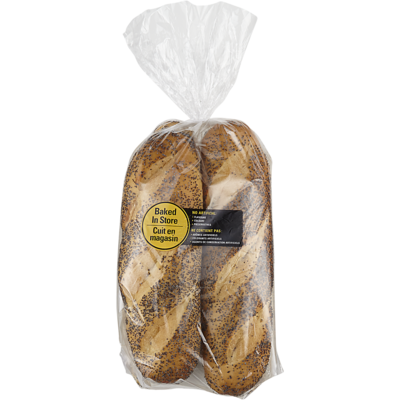 null Sub Rolls, Poppy Seed 4x420.0 g, $0.71/100g