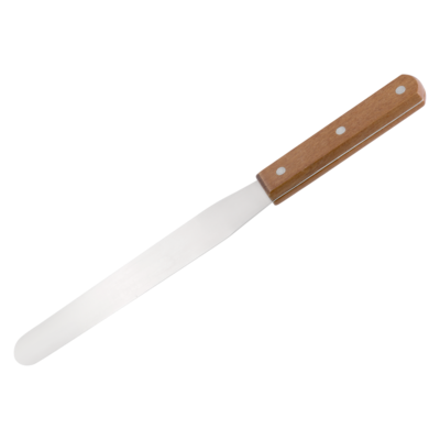 null Spatule à glaçage en acier inoxydable avec manche en bois 8 po 1 ea, 8,99 $/1ch