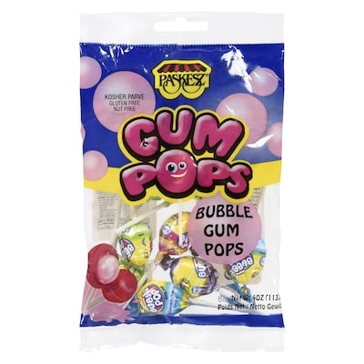 Paskesz Bubble Gum Pops 113.5 g, $2.90/100g