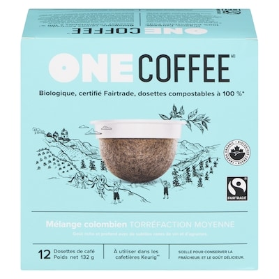 OneCoffee Café colombien 132 g, 8,10 $/100g