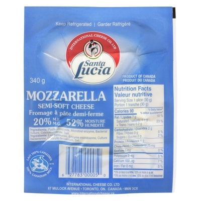 Santa Lucia mozzarella balls 340 g, $2.64/100g