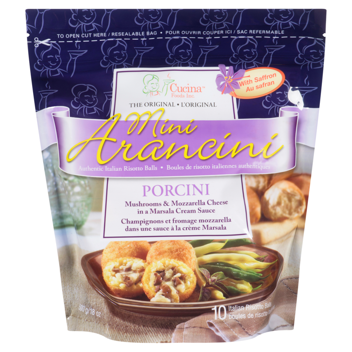Olive Cucina Mini Porcini Arancini 500 g, $1.40/100g