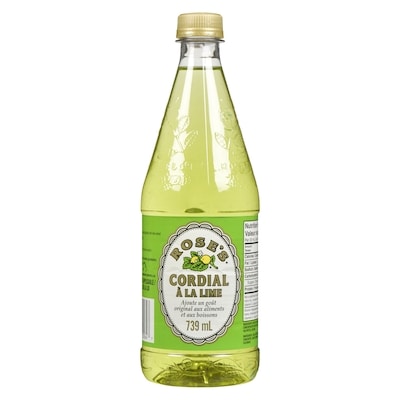 Rose Sirop de lime 739 ml, 0,81 $/100ml