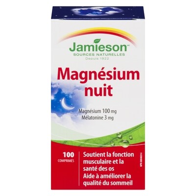 Jamieson Magnésium Nuit 100 ea, 0,15 $/1ch