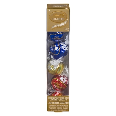 Lindt Lindor Gift Ornaments, Assorted 60 g, $8.32/100g