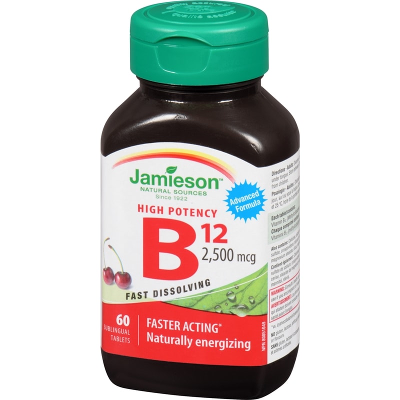 Vitamin B12 2,500 mcg (Methylcobalamin)