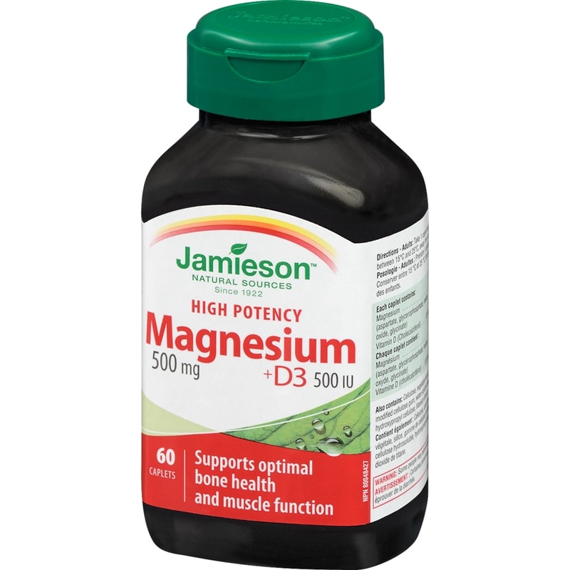 Magnesium 500 mg + D3 500 IU