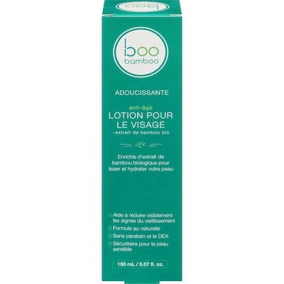 Boo Lotion pour le visage au bambou 150 ml, 13,33 $/100ml