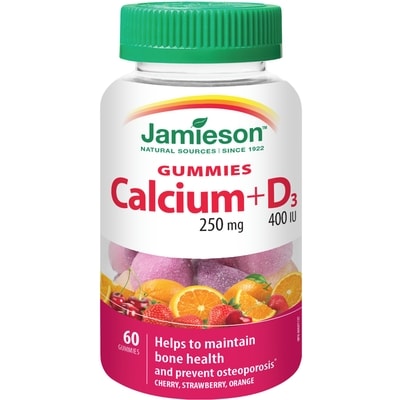 Jamieson Calcium + D3 Gummies 60 ea, $0.36/1ea