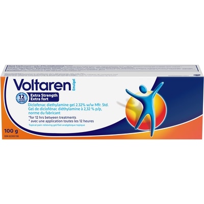 Voltaren Emulgel Extra Strength 100 g, $0.18/1ea