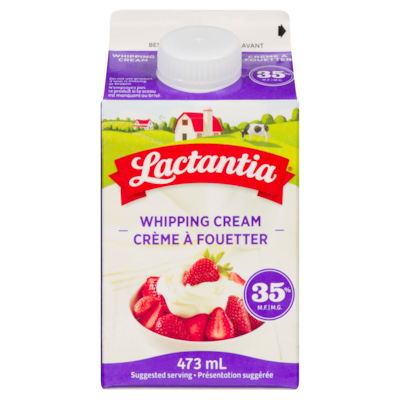 Lactantia Crème à Fouetter 35% 473 ml, 1,16 $/100ml