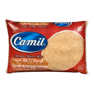 Camil Parboiled Rice 5 kg, $0.25/100g