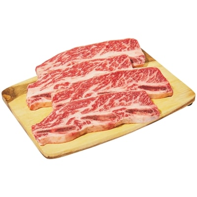 null Korean Style Beef Short Ribs, Service Case $44.06/1kg $19.99/1lb