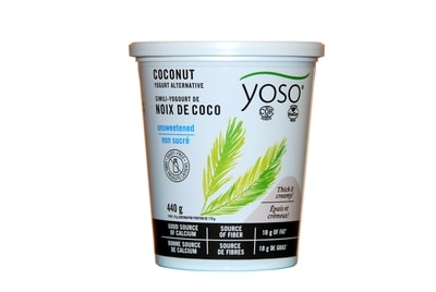 Yoso Yogourt noix de coco non sucré 440 g, 1,48 $/100g