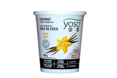 Yoso Yogourt noix de coco vanille 440 g, 1,48 $/100g
