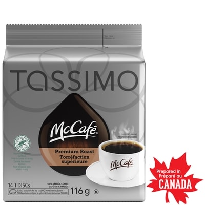Tassimo Mccaf Premium Roast Coffee Single Serve T-Discs 14 ea, $1.07/1ea