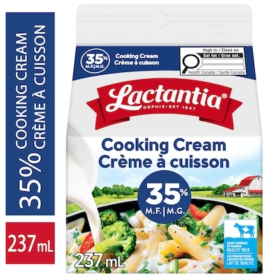 Lactantia Crème à cuisson épaisse 35 % 237 ml, 1,68 $/100ml