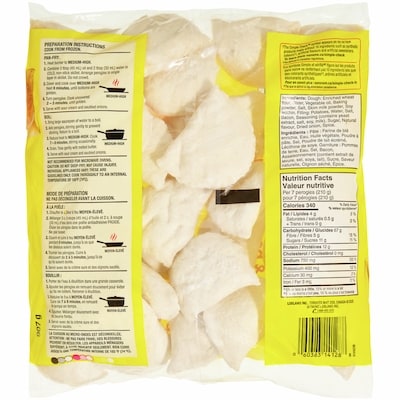 Potato and Bacon Flavour Perogies