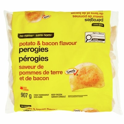 Sans Nom Pérogies, saveur pommes de terre et bacon 907 g, 0,42 $/100g