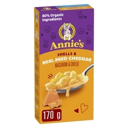 Annie's Shells & Real Aged Chedder Macaroni & Cheese 170 g, $1.18/100g