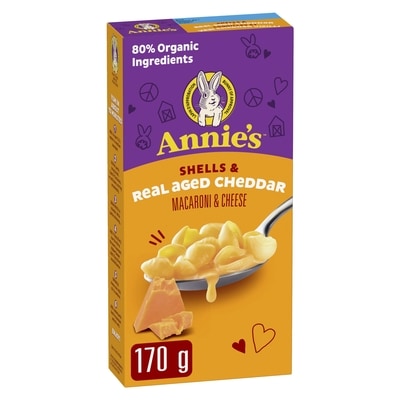 Annie's Shells & Real Aged Chedder Macaroni &  Cheese 170 g, $1.03/100g