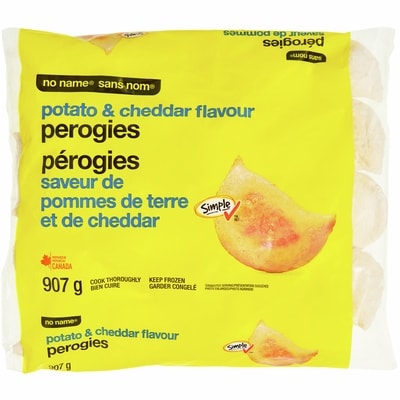 No Name Perogies, Potato and Cheddar Flavour 907 g, $0.33/100g