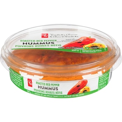 President's Choice Roasted Pepper & Paprika Hummus Chickpea Dip And Spread 280 g, $1.61/100g