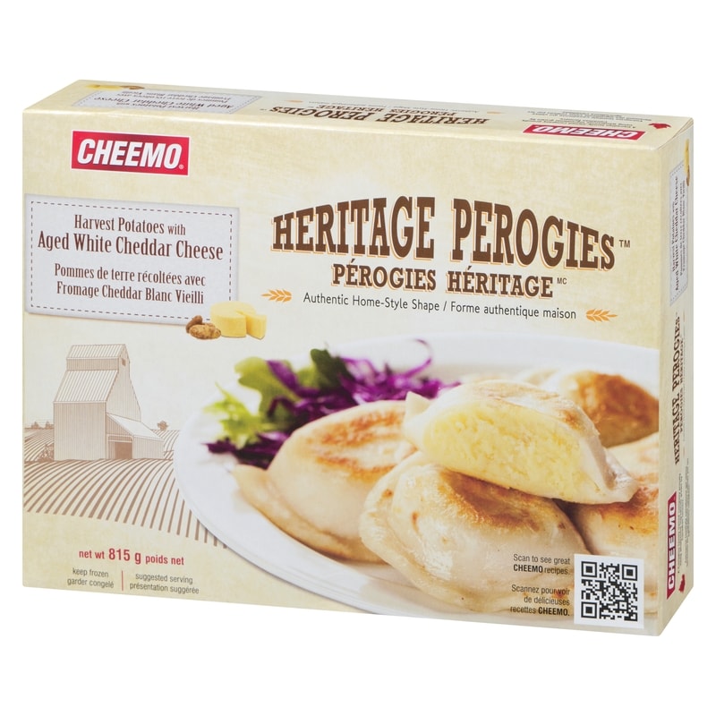 Heritage Pierogies, Harvest Potatoes with Aged White Cheddar Cheese