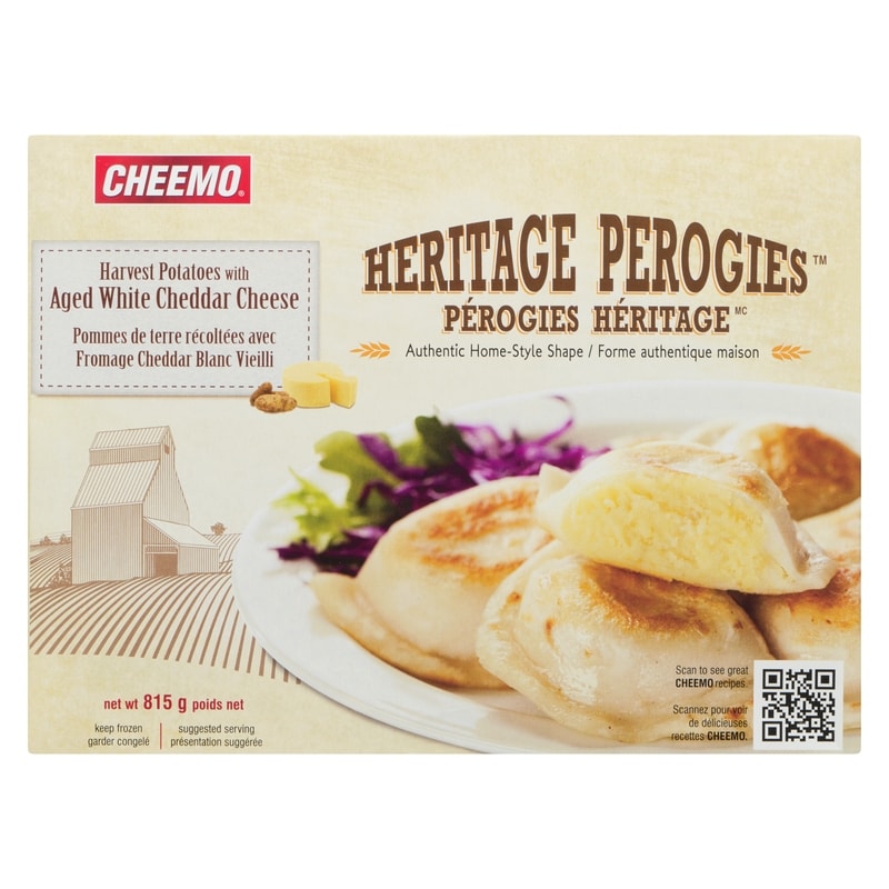 Heritage Pierogies, Harvest Potatoes with Aged White Cheddar Cheese