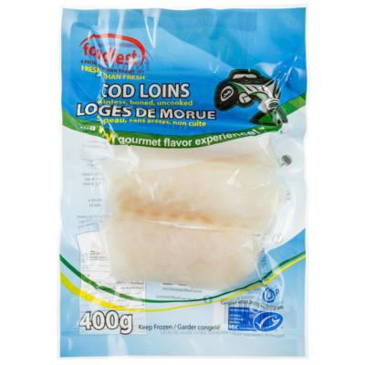 Foodfest Cod Loins 400 g, $4.00/100g