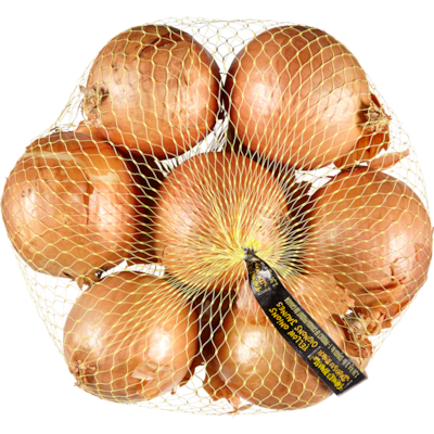 Farmer's Market Yellow Onions, 3 lb Bag 1.36 kg, $0.26/100g
