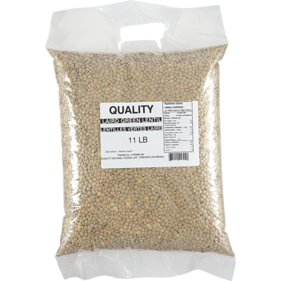 Quality Green Lentil 5 kg, $0.30/100g