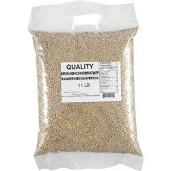 Quality Lentilles vertes 5 kg, 0,32 $/100g