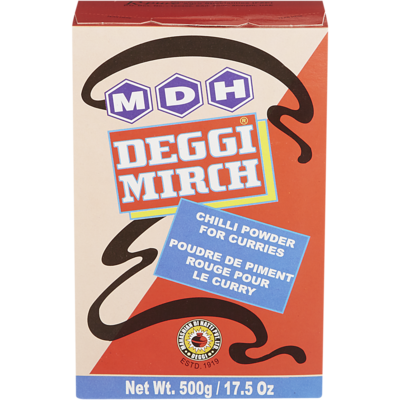MDH Deggi Mirch Masala, Chili Powder 500 g, $2.20/100g