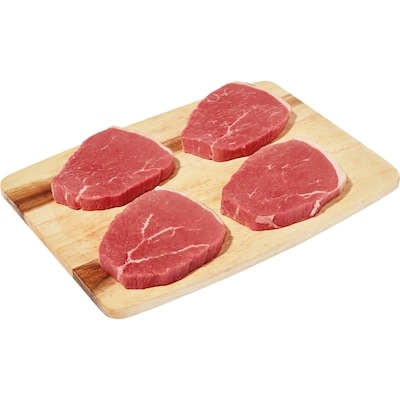 null Beef Eye of Round Marinating Steak, Club Pack $24.25/1kg $11.00/1lb