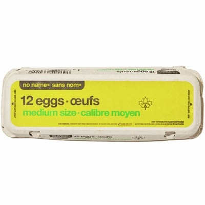 Sans Nom Oeufs Moyens Cat. A - Unite 12 ea, 0,34 $/1ch