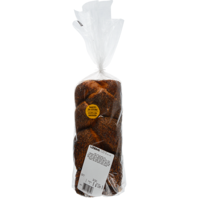 null Egg Bread, Poppy Seed 470 g, $0.83/100g