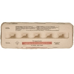 No Name Large Size Brown Eggs 12 Pack 12 ea, $0.46/1ea