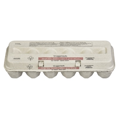 Sans Nom Oeufs Bruns Cat. A - Unite 12 ea, 0,47 $/1ch