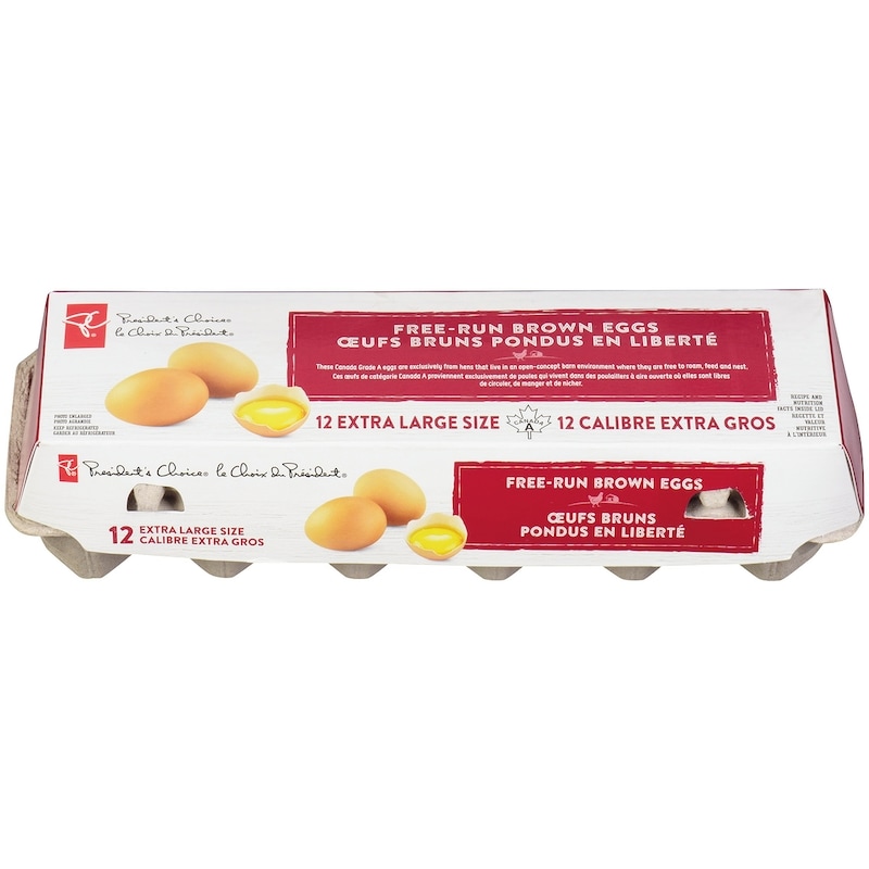 Extra Large Free Run Brown Eggs