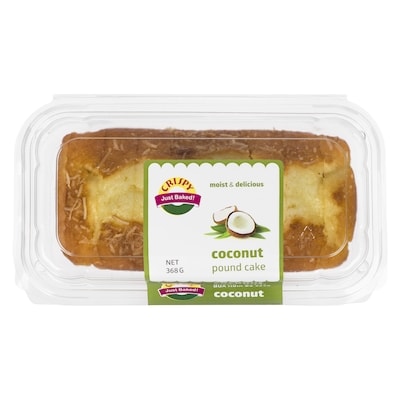 Gâteau quatre-quarts croquant à la noix de coco
