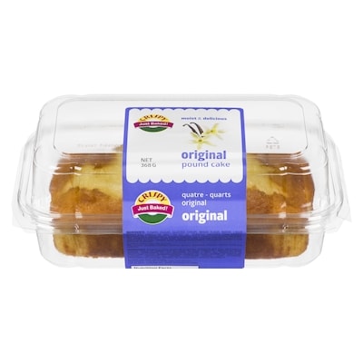Crispy Pound Cake      0.368 kg, $1.09/100g