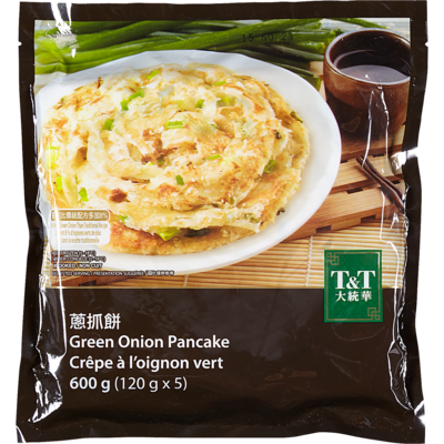 T&T Green Onion Pancakes 600 g, $0.92/100g