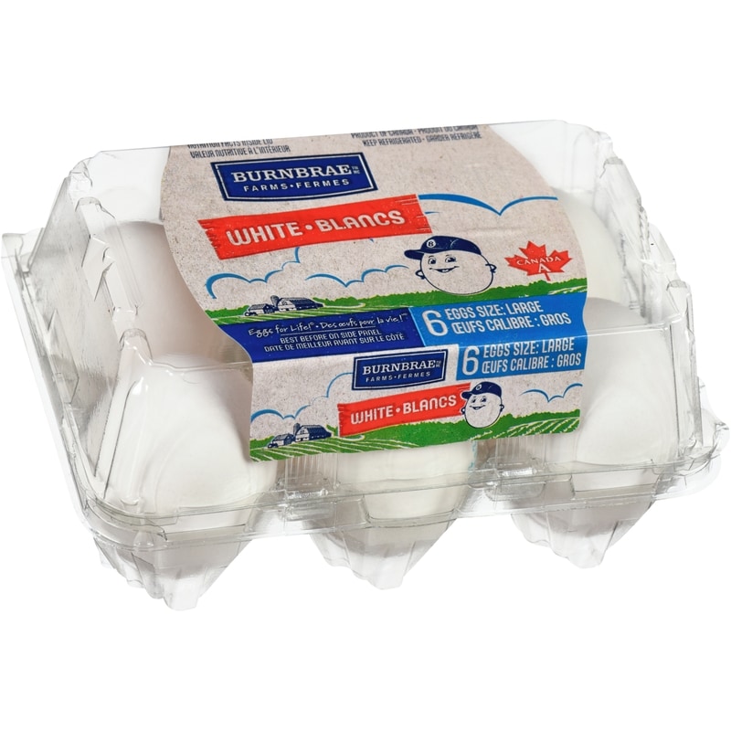 Grade A White Eggs, Large