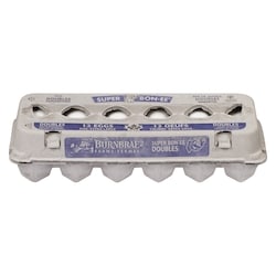 Les Fermes Burnbrae Oeufs A Double Jaune Cat A 12 ea, 0,43 $/1ch