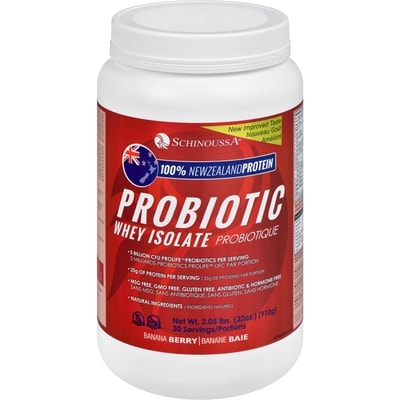 Quantum Probiotic Whey Isolate-Tropical Berry 910 g, $6.26/100g