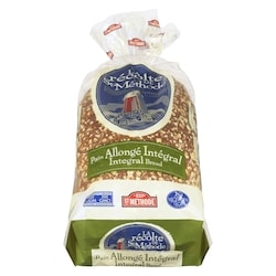null Pain allongé intégral La Récolte de St-Méthode 550 g, 0,91 $/100g