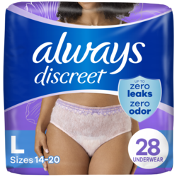 Adult Incontinence Underwear for Women, L, 28 CT
