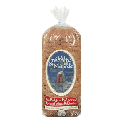 null Pain allongé blé germé Récolte de St-Méthode 550 g, 0,91 $/100g